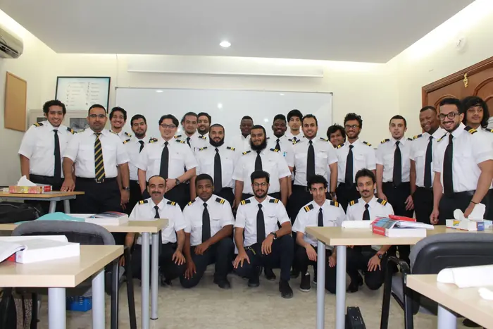 A dispatcher course cohort in the classroom