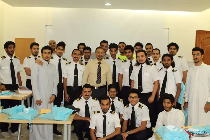 A large cohort at the end of their course